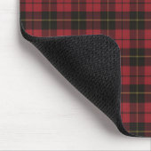 Wallace Red Weathered Original Scottish Tartan マウスパッド (コーナー)
