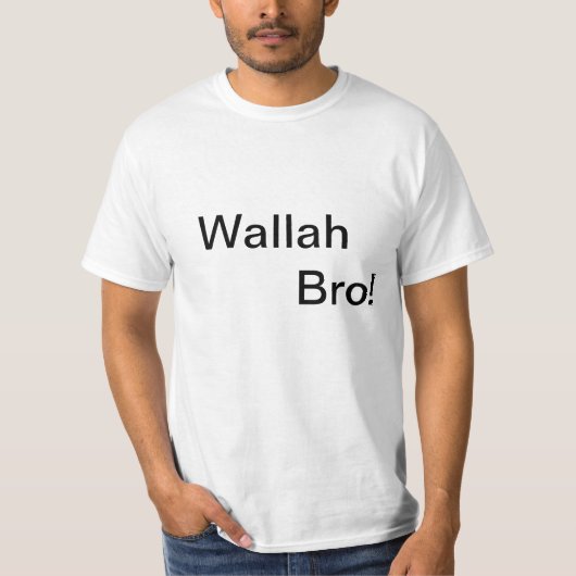 Wallah Bro! Tシャツ (正面)