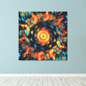 Wallburst Stretted Canvas Print キャンバスプリント (インサイチュ (ウッドフロア))