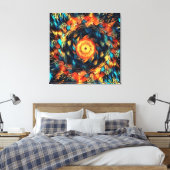 Wallburst Stretted Canvas Print キャンバスプリント (インサイチュ (寝室))