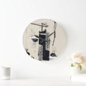 Wallclock :: Elbphilharmonie Hamburg Germany ラージ壁時計 (ホーム)