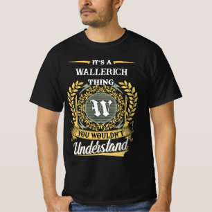 WALLERICHのものだから理解できないんだろうね Tシャツ