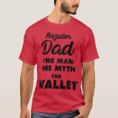 Wallet quote funny tシャツ (正面)