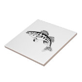 Walleyeの輪郭 タイル (側面)