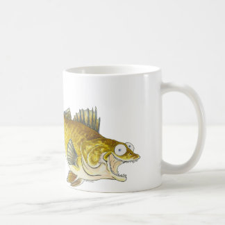 Walleyeの魚のマグ! コーヒーマグカップ