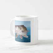 Walleyeの魚釣り コーヒーマグカップ (正面左)