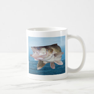 Walleyeの魚釣り コーヒーマグカップ