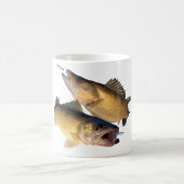 Walleyeの魚釣り コーヒーマグカップ (中央)