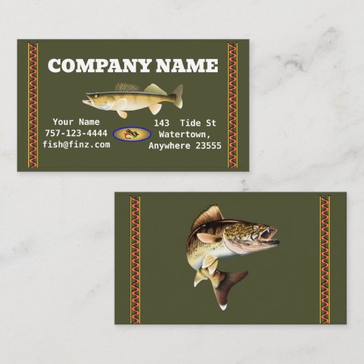 Walleye名刺 名刺 (正面/裏面)