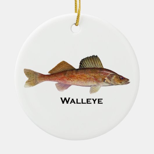 Walleye セラミックオーナメント (正面)