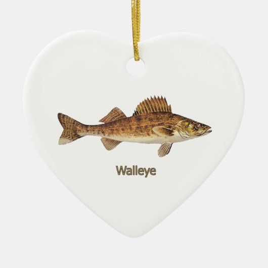Walleye (五大湖) セラミックオーナメント (正面)