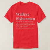 Walleye Fishermanの定義 Tシャツ (デザイン正面)