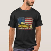 Walleye Fishing Usa Tシャツ (正面)