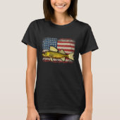 Walleye Fishing Usa Tシャツ (正面)