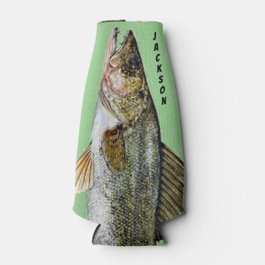 Walleye Pike魚と名前 ボトルクーラー (正面)