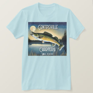 Walleye Pike、水と月記念Tシャツ Tシャツ