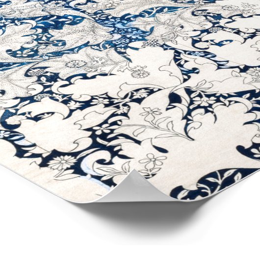 Wallflower Pattern 1890 By William Morris ポスター (角)