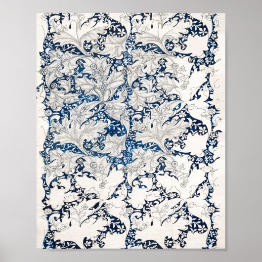 Wallflower Pattern 1890 By William Morris ポスター (正面)