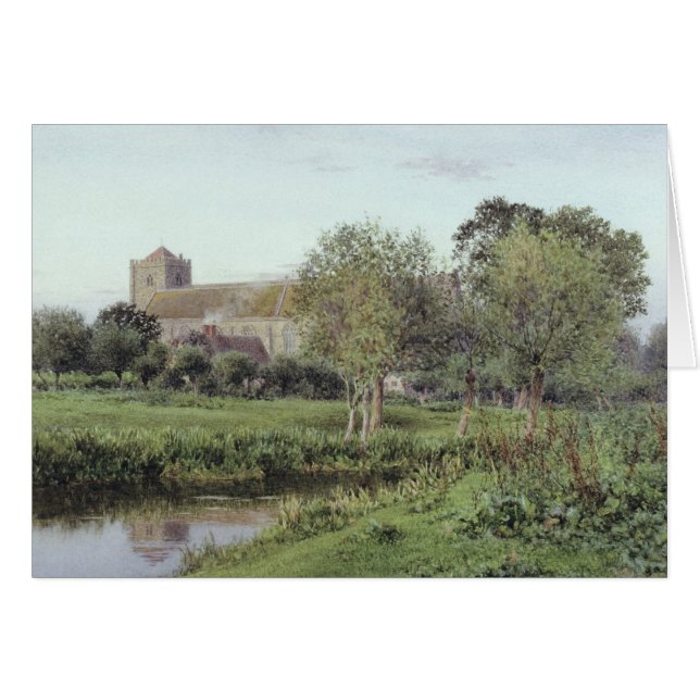 Wallingfordの近くのドーチェスターの大修道院、 (正面横)