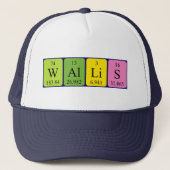 Wallis定期テーブル名hat キャップ (正面)