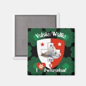 Wallis Valais Schweiz Suisse Magnete マグネット (正面/裏面)