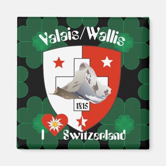 Wallis Valais Schweiz Suisse Magnete マグネット (正面)