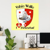 Wallis Valais Schweiz Suisse Poster ポスター (ホームオフィス)