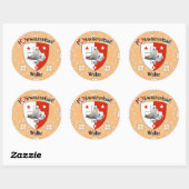Wallis Valais Schweiz Suisse Svizzera Aufkleber ラウンドシール (シート)