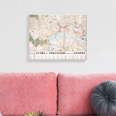 Wallis's Guide for Nosters Through London, 1841 キャンバスプリント (インサイチュ (リビング))