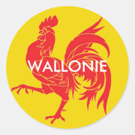 Wallonie Belgique ラウンドシール