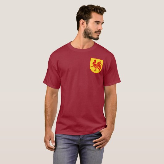 Walloon地域 Tシャツ (正面フル)