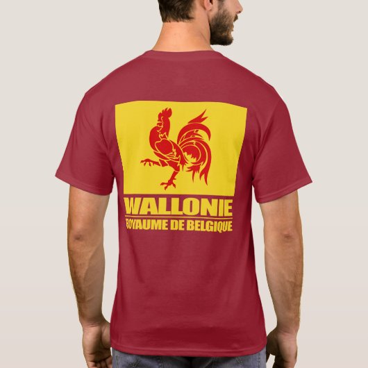 Walloon地域 Tシャツ (裏面)