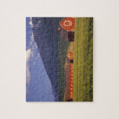 Wallowaの谷の小麦畑、ちょうど外で ジグソーパズル (縦)