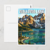 Wallowa Lake ポストカード (正面/裏面)
