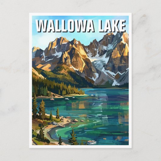 Wallowa Lake ポストカード (正面)