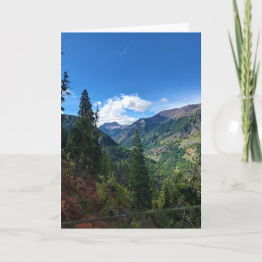 Wallowa Mountains、または カード (正面)