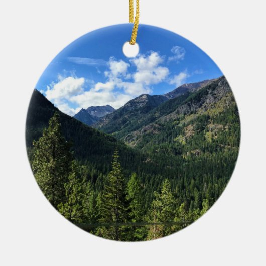 Wallowa Mountains、または セラミックオーナメント (正面)