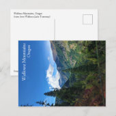 Wallowa Mountains、または ポストカード (正面/裏面)