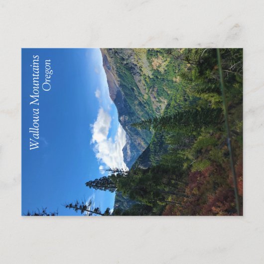 Wallowa Mountains、または ポストカード (正面)