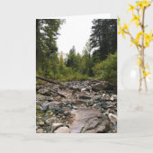 Wallowa River、または カード (黄色い花)