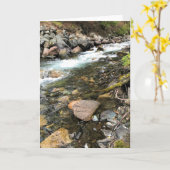 Wallowa River、または カード (黄色い花)
