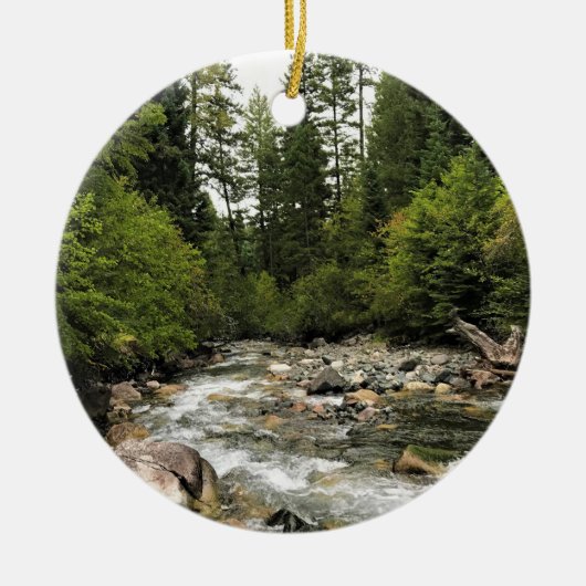 Wallowa River、または セラミックオーナメント (正面)