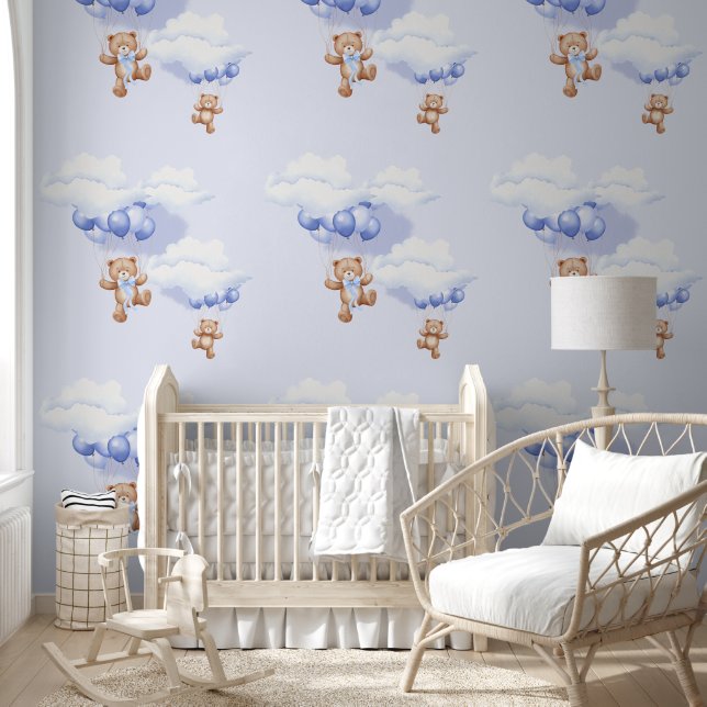 Wallpaper design featuring a fun teddy bear. 壁紙 (キッズ)