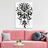 Wallpaper for a Room That Never Existed  キャンバスプリント (インサイチュ (リビング))