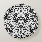 Wallpaper in the style of Baroque. Seamless backgr ラウンドクッション (裏面)
