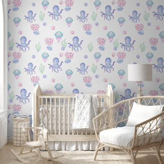 Wallpaper with a modern pattern. 壁紙
