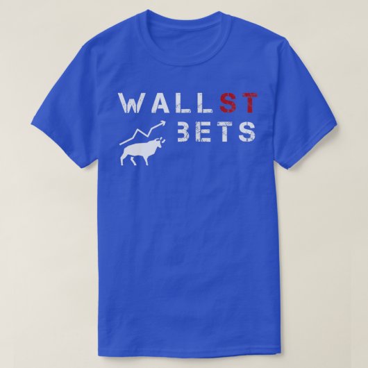 WallStBets Subreddit株式市場取引5 Tシャツ (デザイン正面)