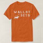 WallStBets Subreddit株式市場取引6 Tシャツ (デザイン正面)