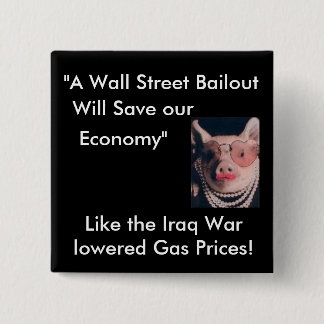 Wallstreetの脱出無し 缶バッジ