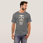 WALLSTREETを占めて下さい: 匿名私達は99%才です! Tシャツ (正面フル)